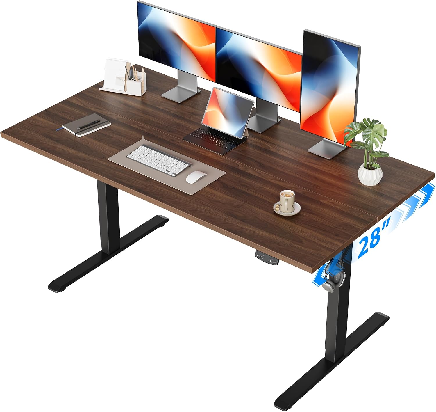 Home Office Work Table - Elektryczne biurko stojące, biurko z regulacją