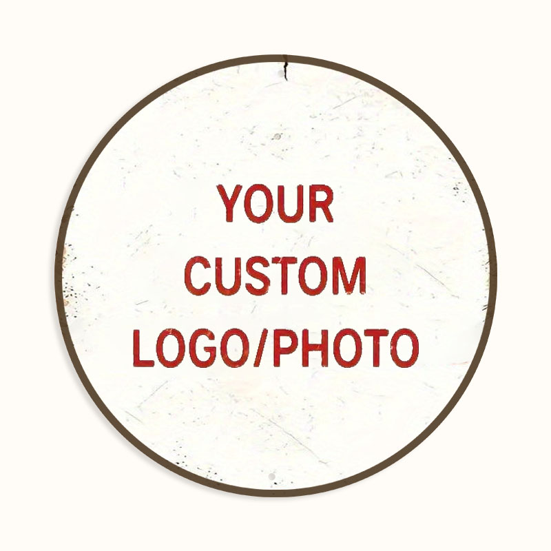 Home Office Logo - Aluminiowa tabliczka z własnym zdjęciem/tekstem, metalowa