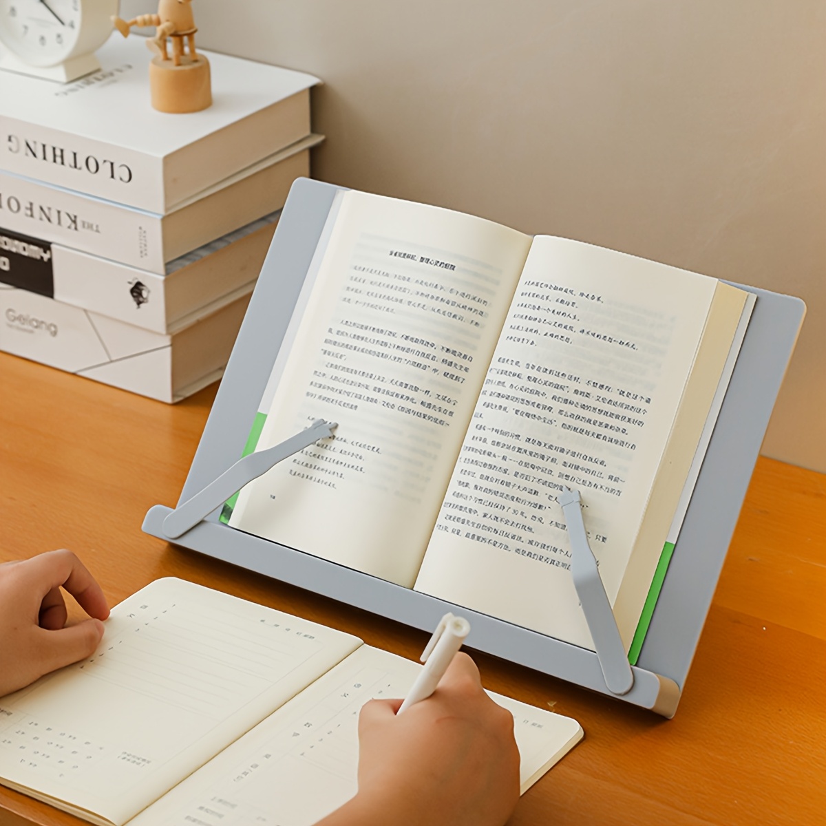 Document Holder Stand - Regulowany, składany stojak na książki z