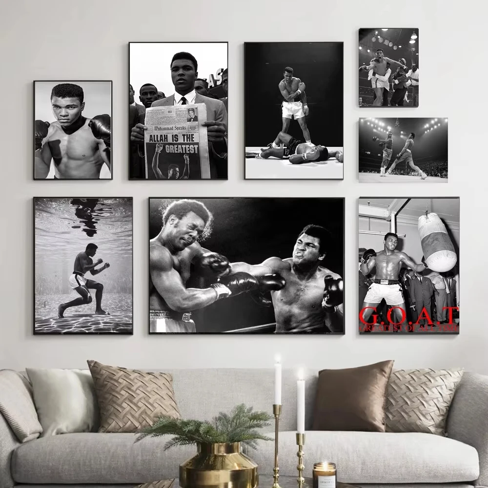 Home Office Room Inspiration - Muhammad Ali Inspirująca Legenda Boksu Obraz