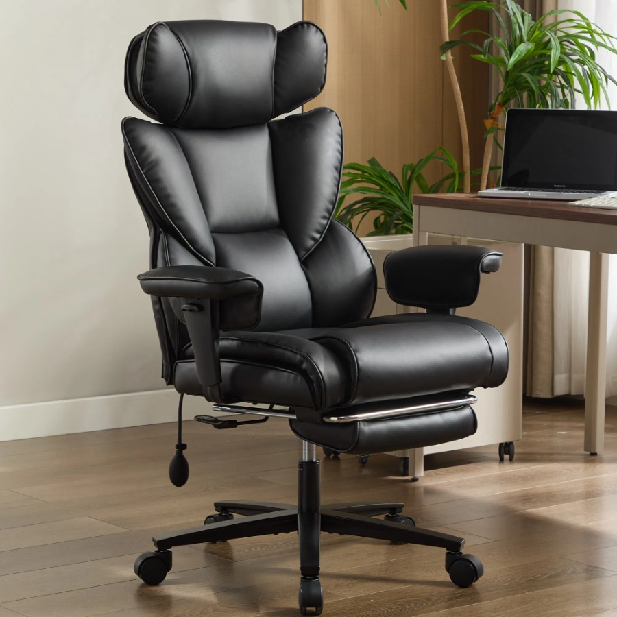 Ergonomic Office Chair - Krzesło biurowe z podnóżkiem i podparciem