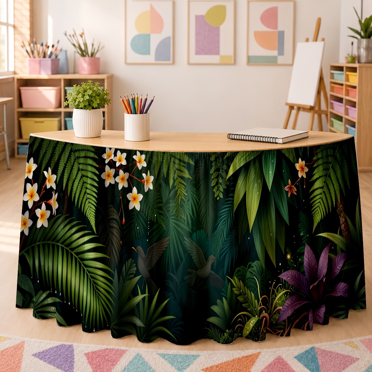Zielone, egzotyczne rośliny de – Home Office Work Table recenzja i cena