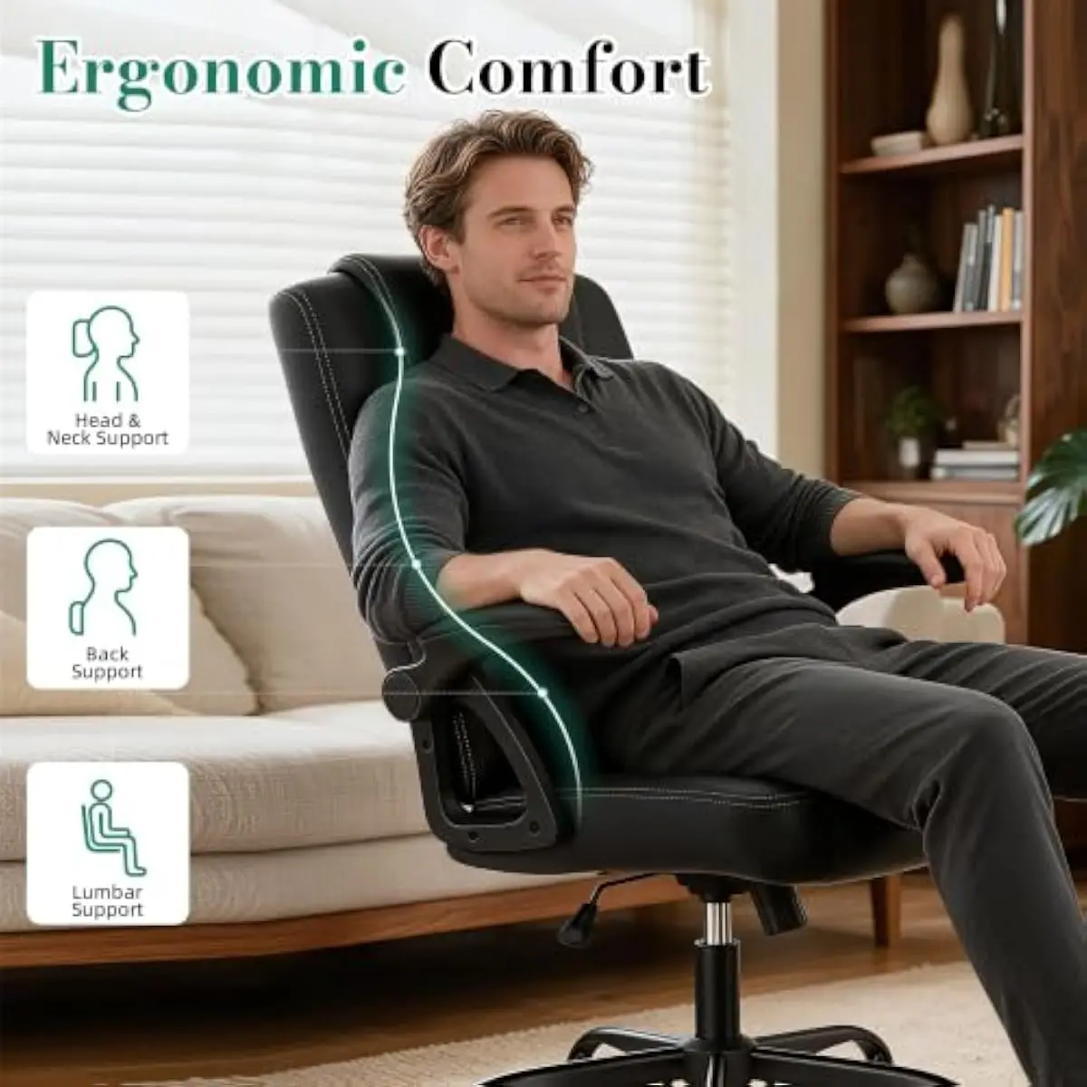 Ergonomiczne krzesło biurowe d – Ergonomic Office Chair recenzja i cena