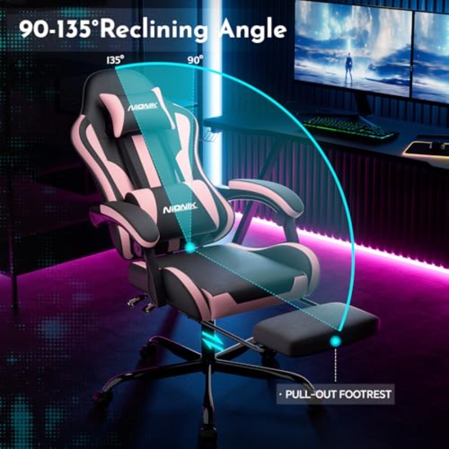 Krzesło gamingowe do biura lub – Ergonomic Office Chair recenzja i cena
