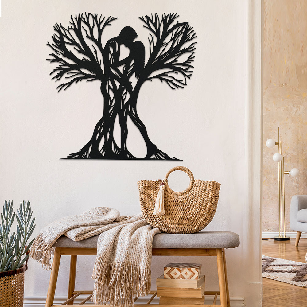 Metalowa rzeźba drzewa w stylu – Home Office Room Inspiration recenzja i cena