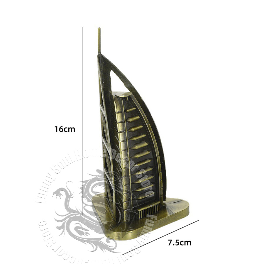 Metalowy Burj Al Arab Dubai Lu – Home Office Dubai recenzja i cena
