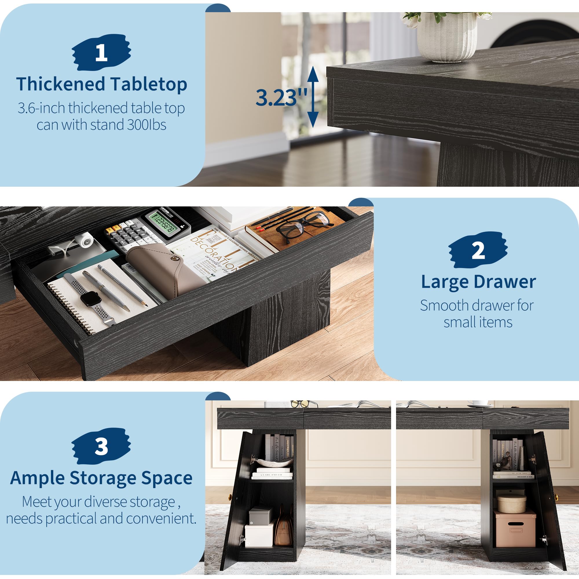 Biurko komputerowe o wymiarach – Home Office Work Table recenzja i cena
