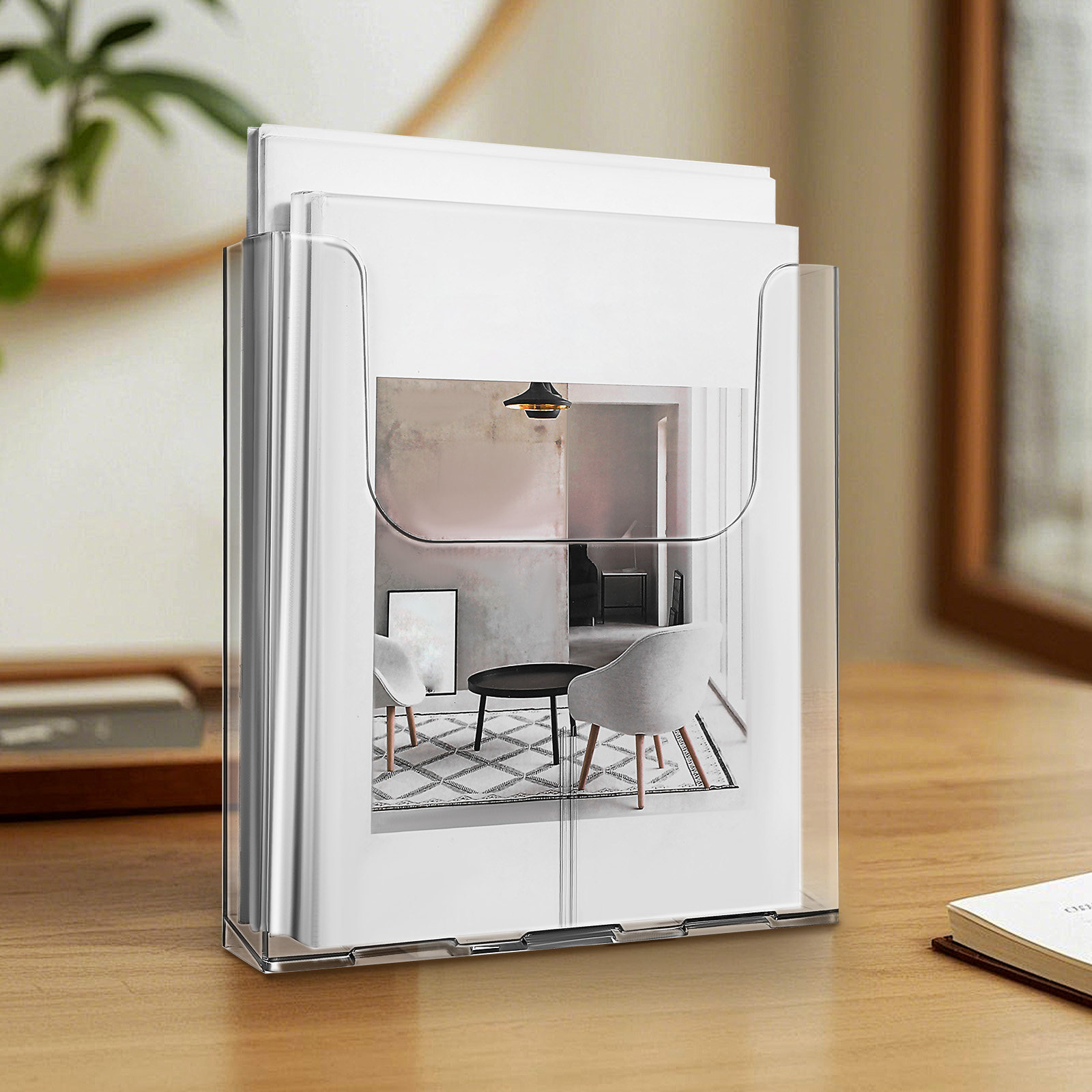 4 sztuki – przezroczysty, akry – Document Holder Stand recenzja i cena