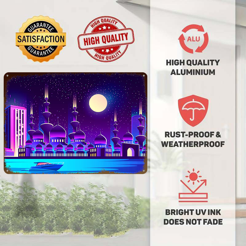 Synthwave Neonowe Miasto Dubaj – Home Office Dubai recenzja i cena