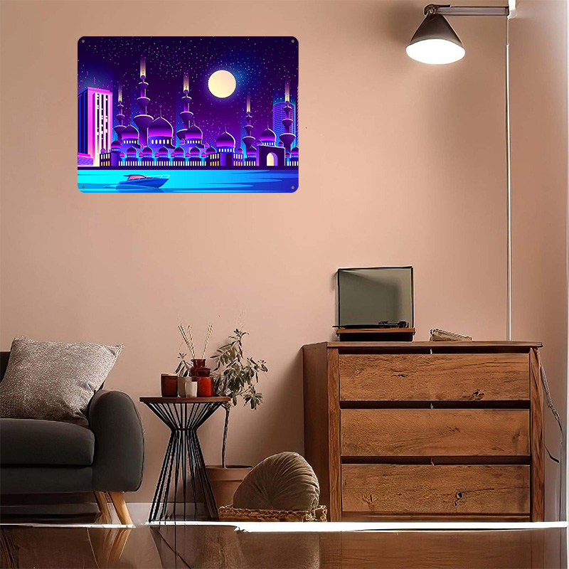 Synthwave Neonowe Miasto Dubaj – Home Office Dubai recenzja i cena