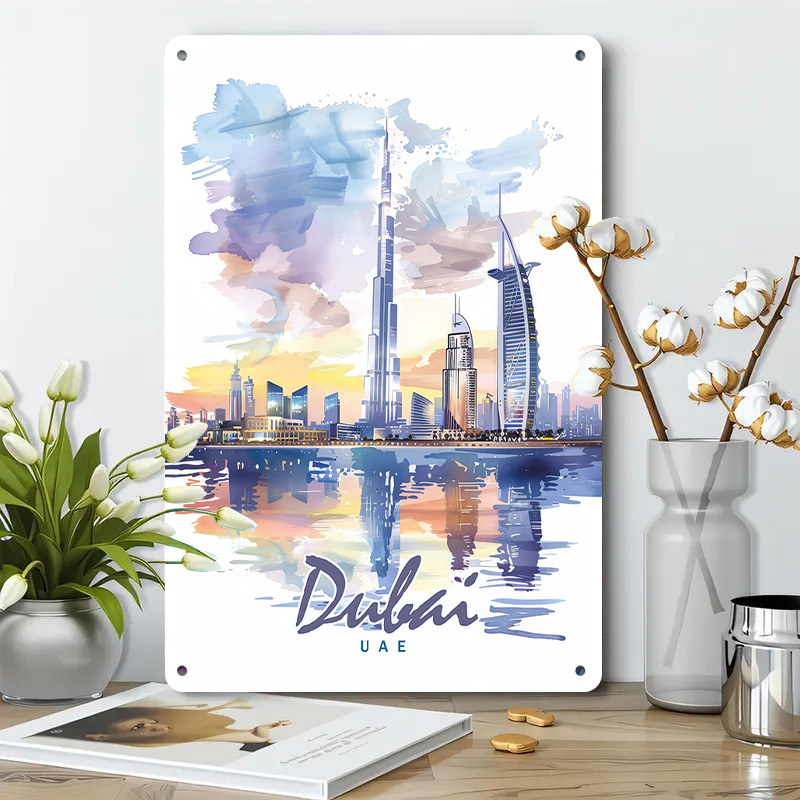 Obraz na metalu akwarelowy z w – Home Office Dubai recenzja i cena