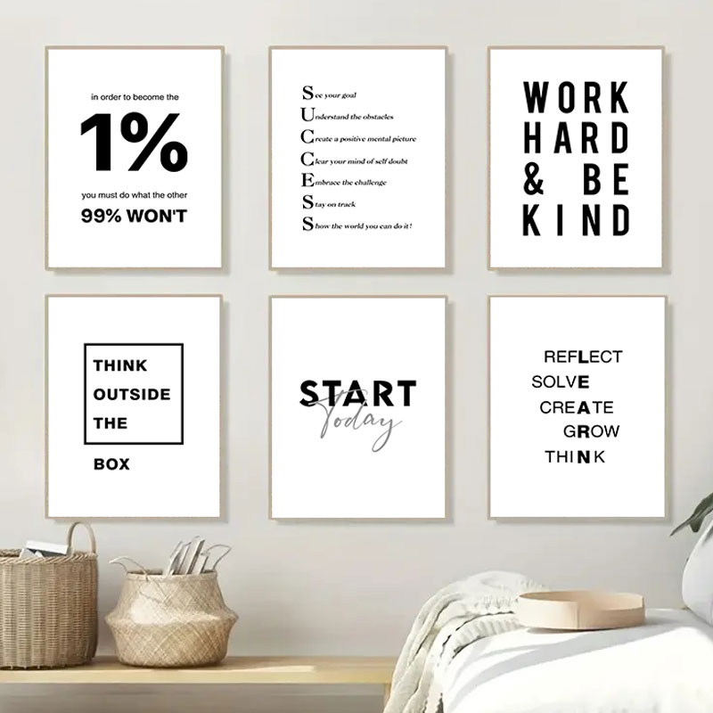 1 szt. Prosty czarno-biały pla – Home Office Room Inspiration recenzja i cena