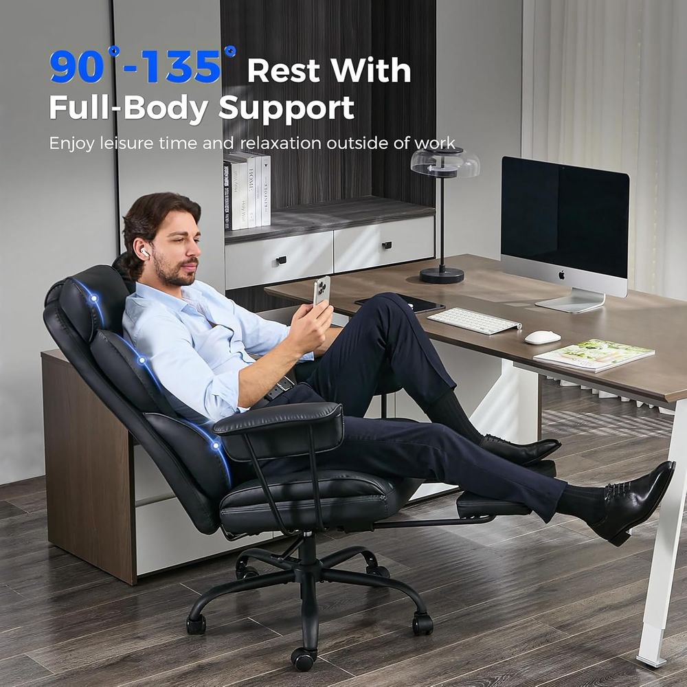 Duża i wysoka krzesło biurowe  – Ergonomic Office Chair recenzja i cena