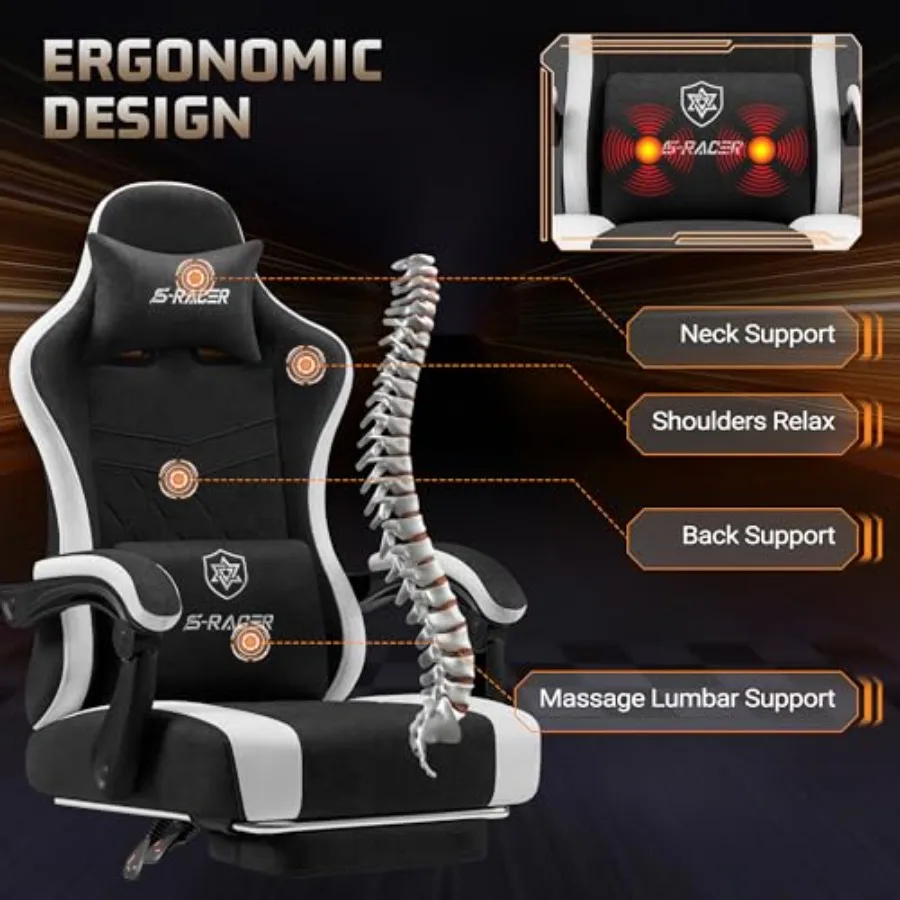 Krzesło do gier dla dorosłych  – Ergonomic Office Chair recenzja i cena
