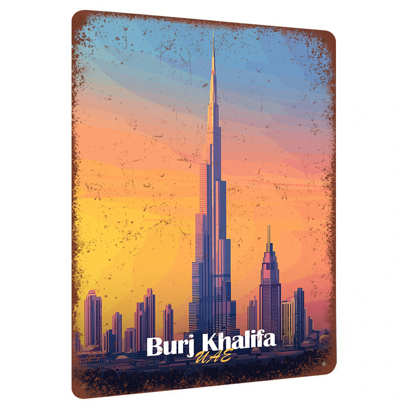Burj Khalifa Dubaj ZEA Metalow – Home Office Dubai recenzja i cena