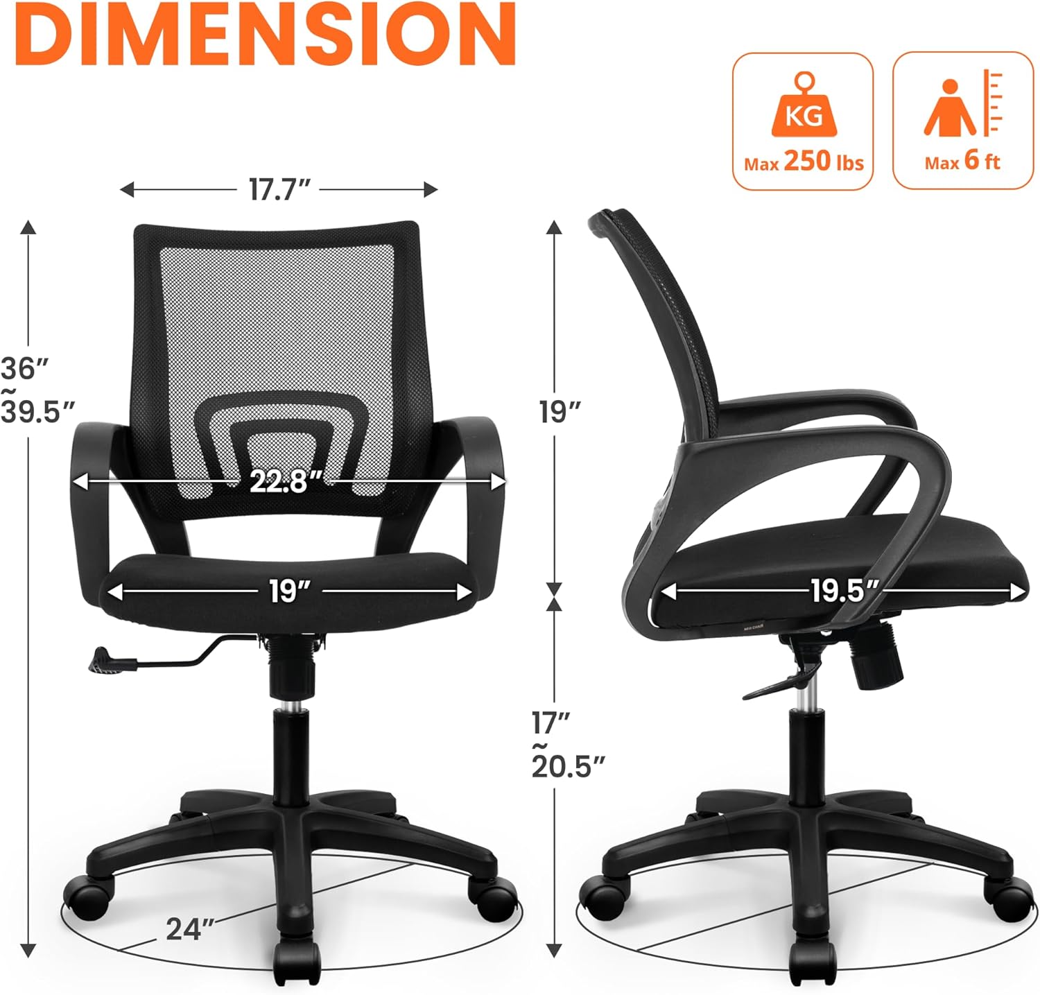 Ergonomiczne krzesło biurowe z – Ergonomic Office Chair recenzja i cena