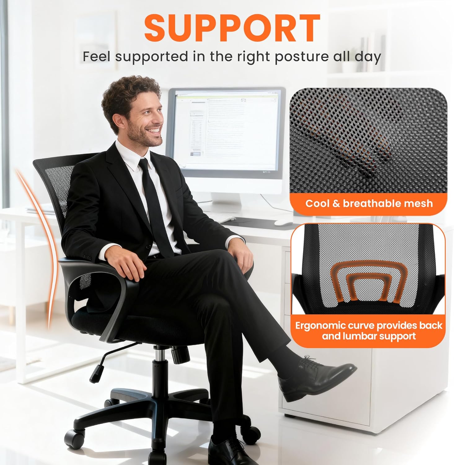 Ergonomiczne krzesło biurowe z – Ergonomic Office Chair recenzja i cena