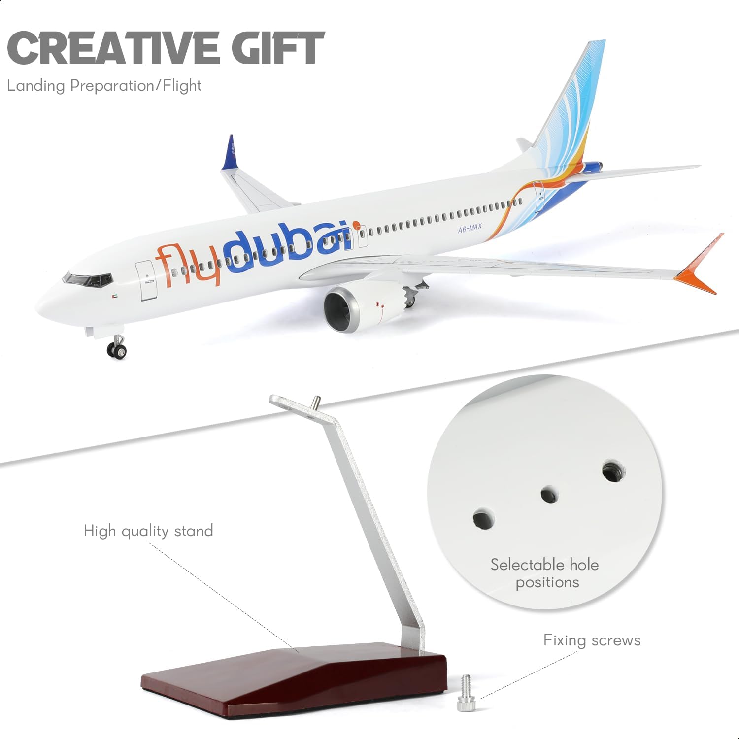 Model samolotu Dubai B737 w sk – Home Office Dubai recenzja i cena