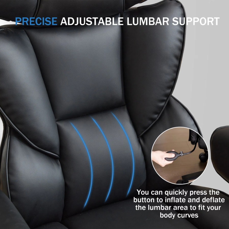 Krzesło biurowe z podnóżkiem i – Ergonomic Office Chair recenzja i cena