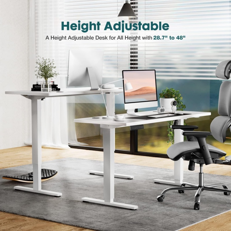 Elektrycznie regulowane biurko – Home Office Work Table recenzja i cena