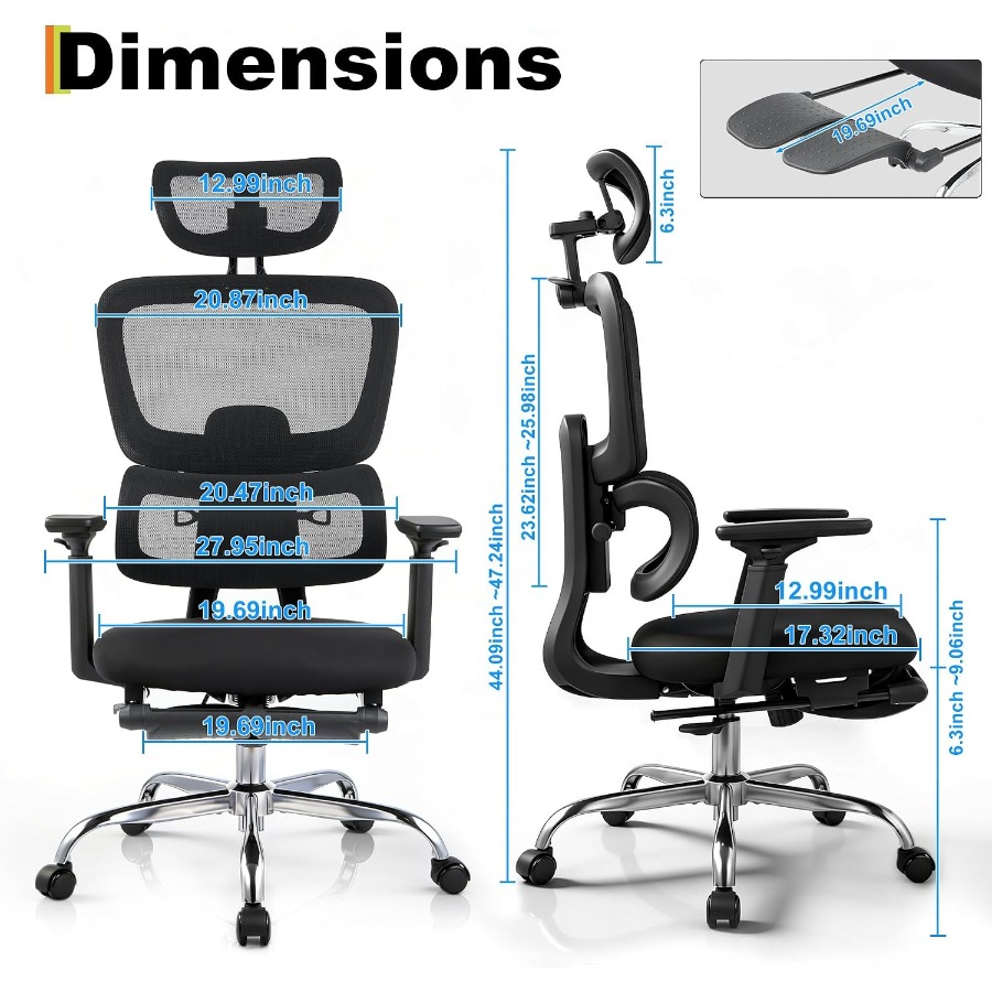 Ergonomiczne krzesło gamingowe – Ergonomic Office Chair recenzja i cena