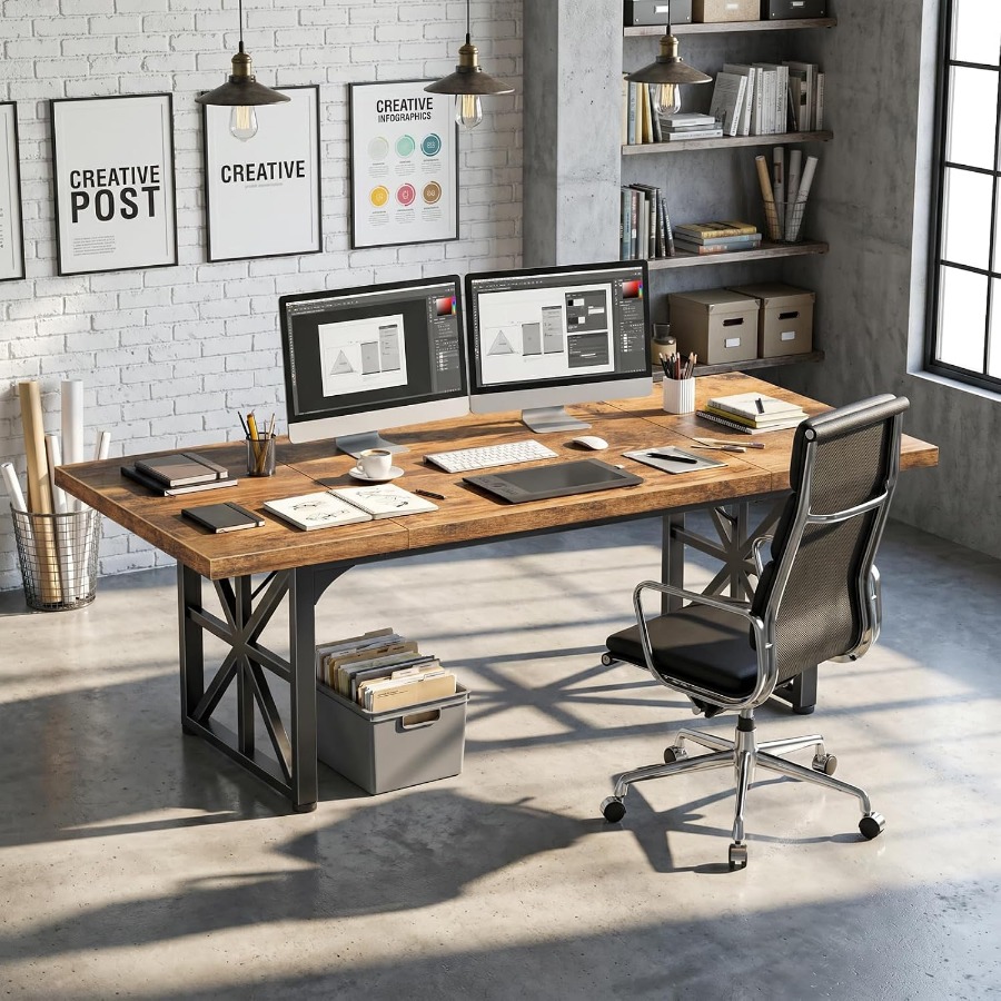 71-calowe biurko do pracy, duż – Home Office Work Table recenzja i cena